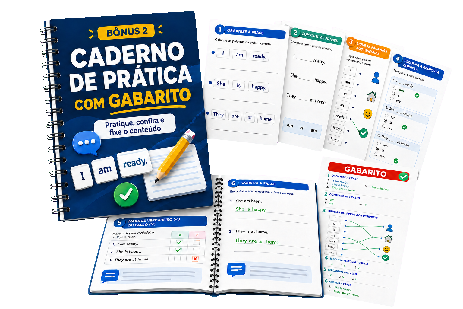 Caderno de Prática com Gabarito